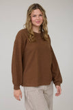 Drop Shoulder Knit Top