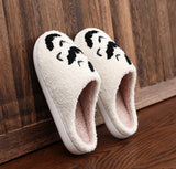 Halloween Bat Fleece Fluffy Home Slippers