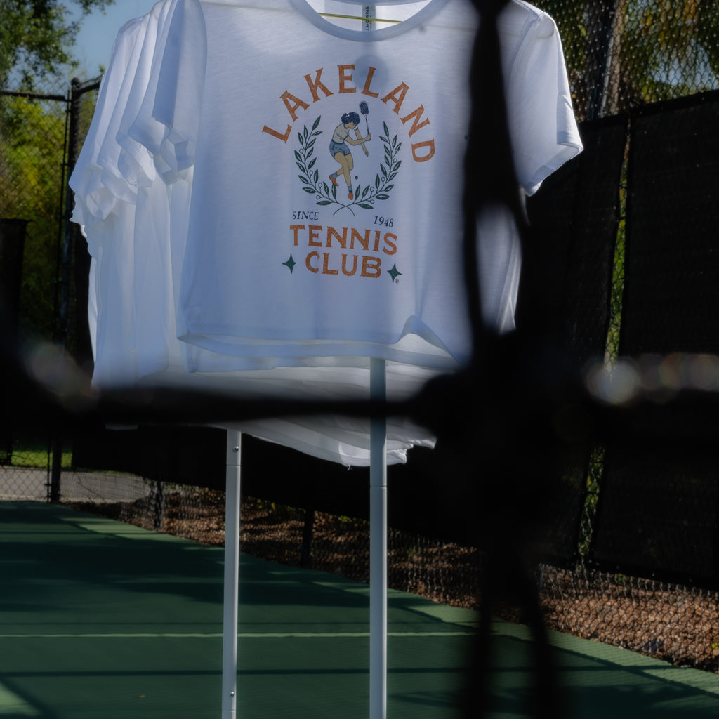 Lakeland Tennis Club Cropped Tee