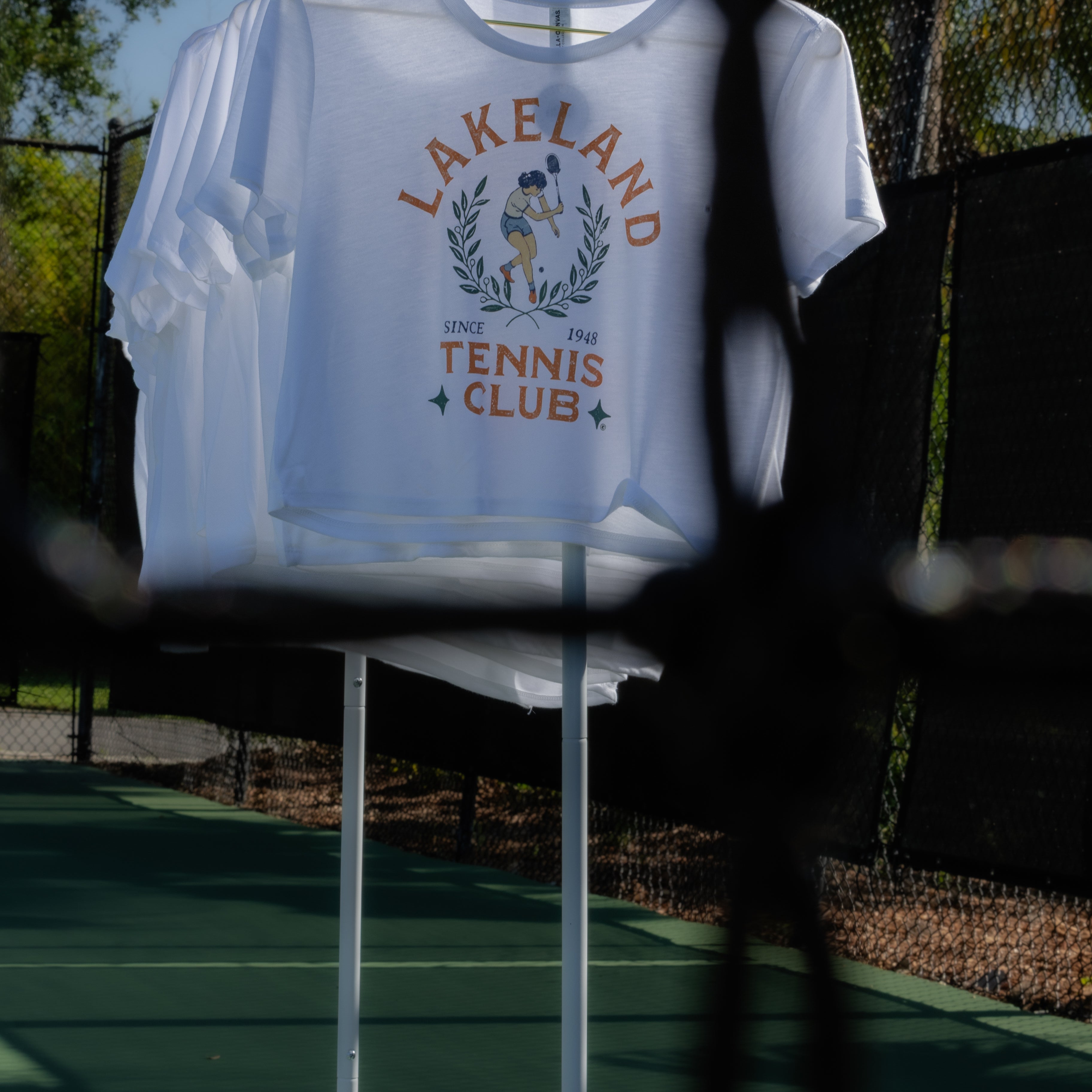 Lakeland Tennis Club Cropped Tee
