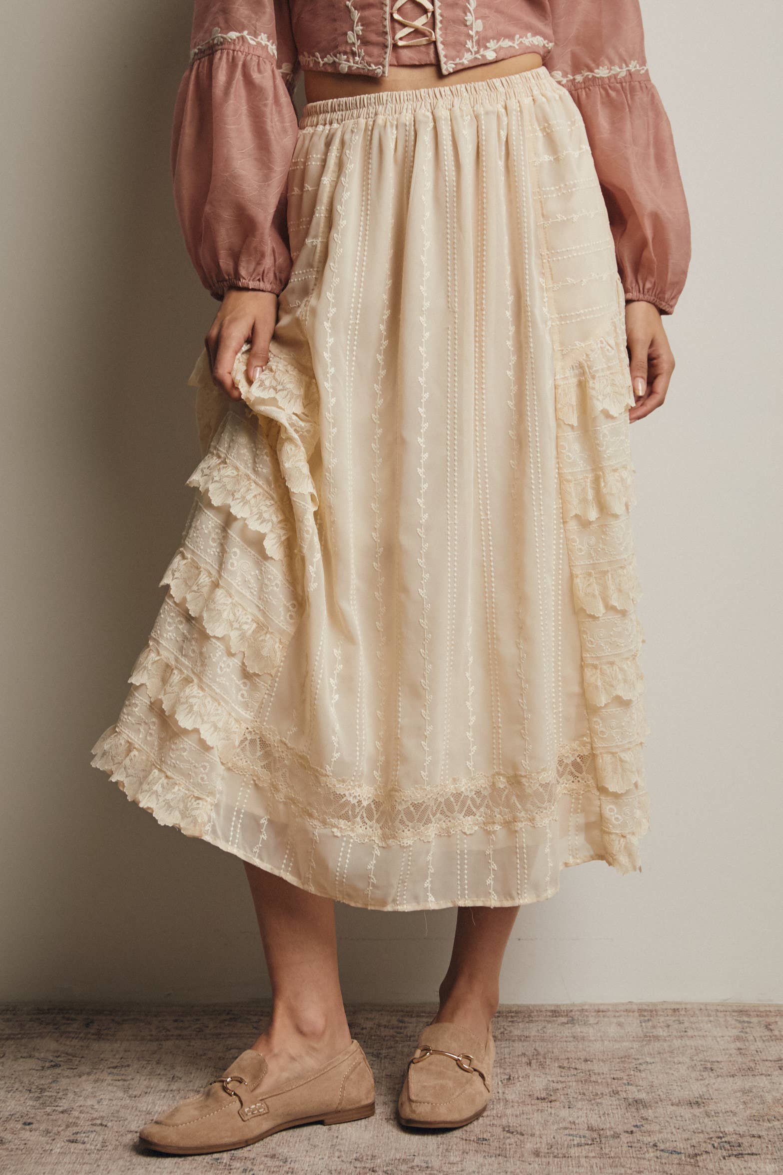 Amor Skirt in Vanilla