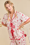 Christmas Print Pajama Set