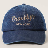 Custom Denim Embroidered Hat – Your City & State Design