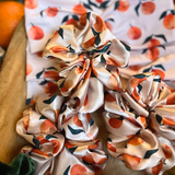 Oranges & Cream Oversized Satin Scrunchie