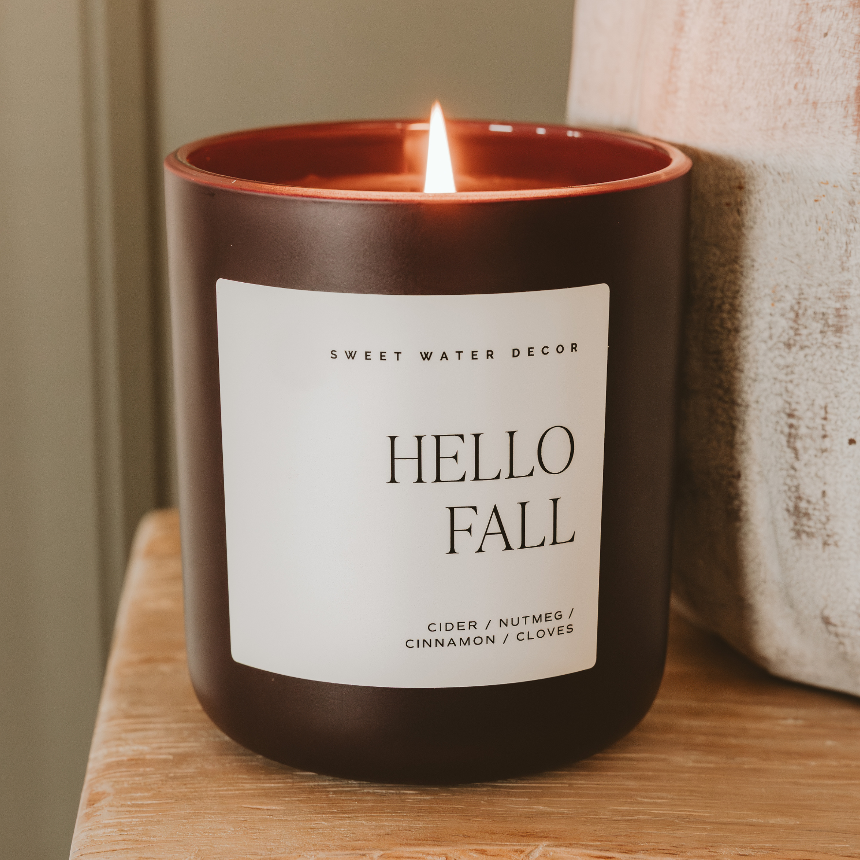 *NEW* Hello Fall 15 oz Candle, Matte Jar - CLEARANCE