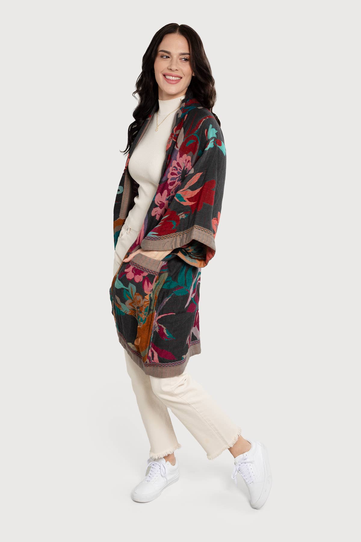 Twyla Floral Kimono Jacket