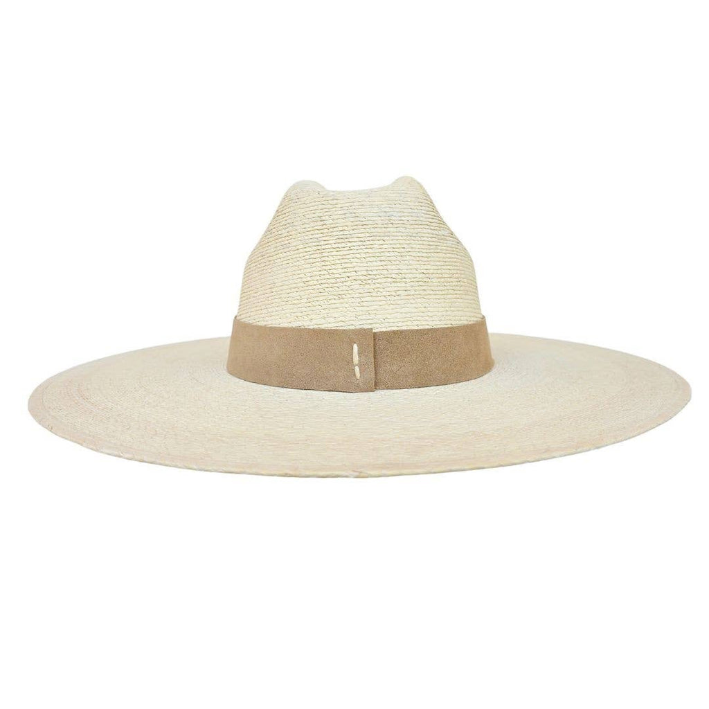 Atrani Straw Truman Crown Hat - Beige