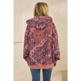 Printed Fleece Hoodie