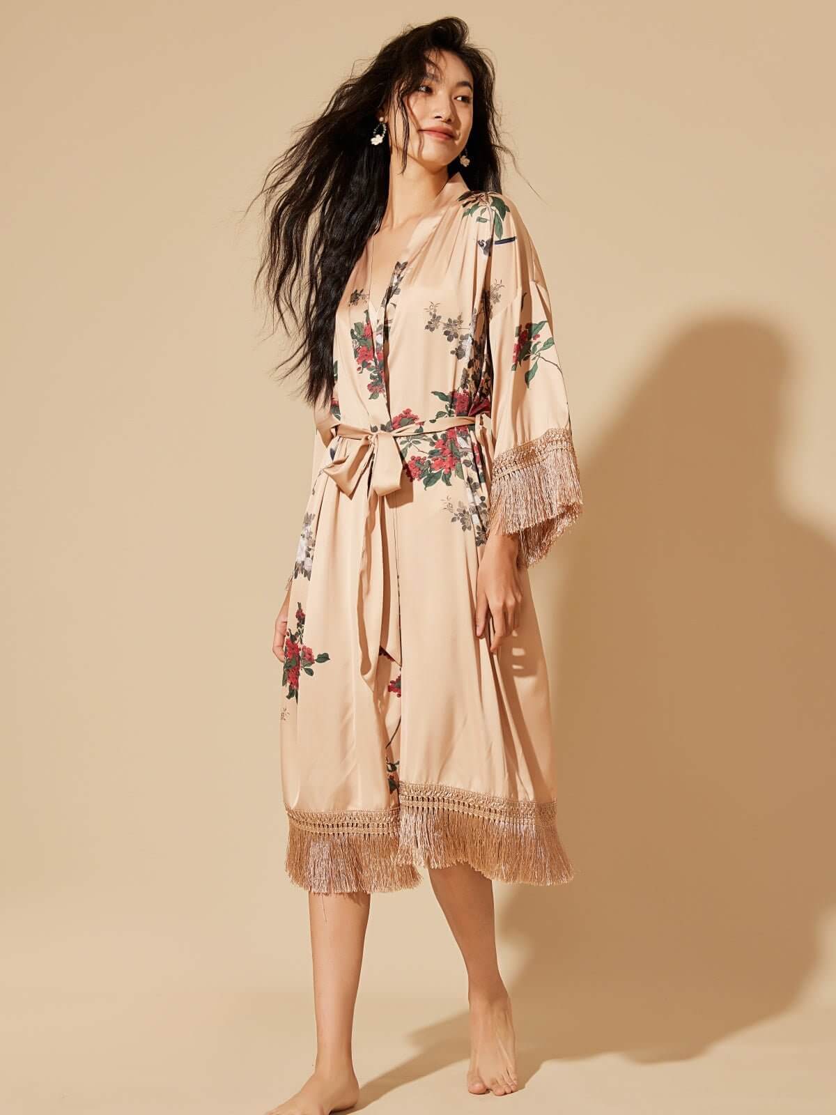 Vivi Tassel Kimono Robe
