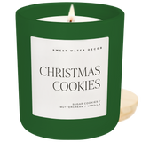 Christmas Cookies 15 oz Soy Candle, Matte Jar - Home Decor