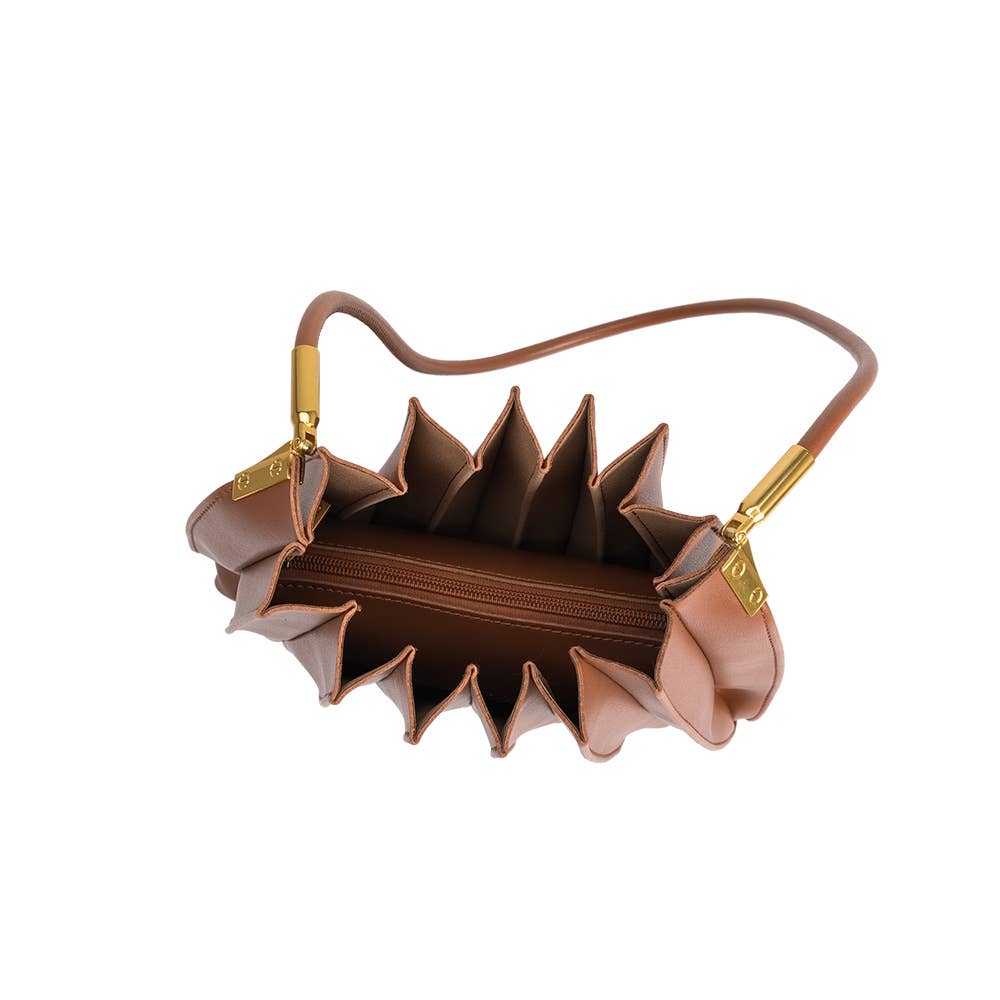Carrie Saddle Pleated Vegan Shoulder Bag Pre-Order 4/30