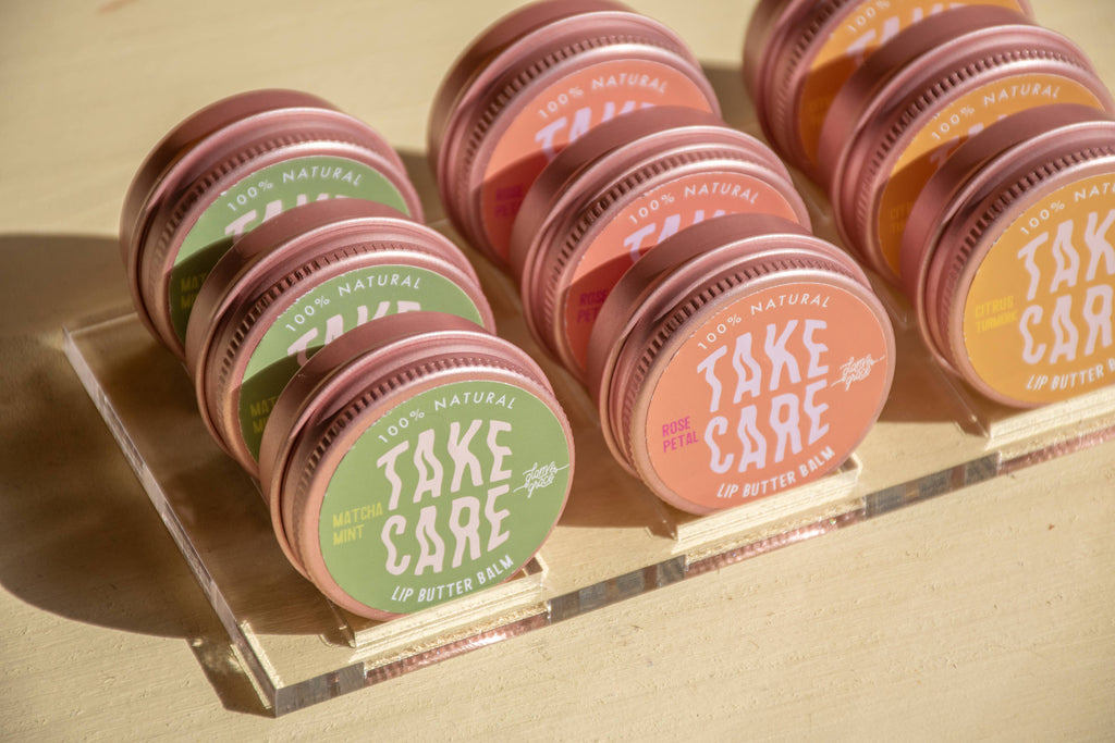 Display Stand - Take Care Lip Butter Balm - Simple Acrylic