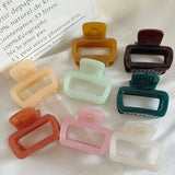 Assorted Glossy Square Hair Claws - CUPO GLOSSY