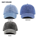 Custom Denim Embroidered Hat – Your City & State Design