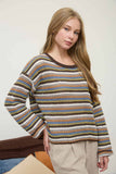 Multi Color Stripe Pullover