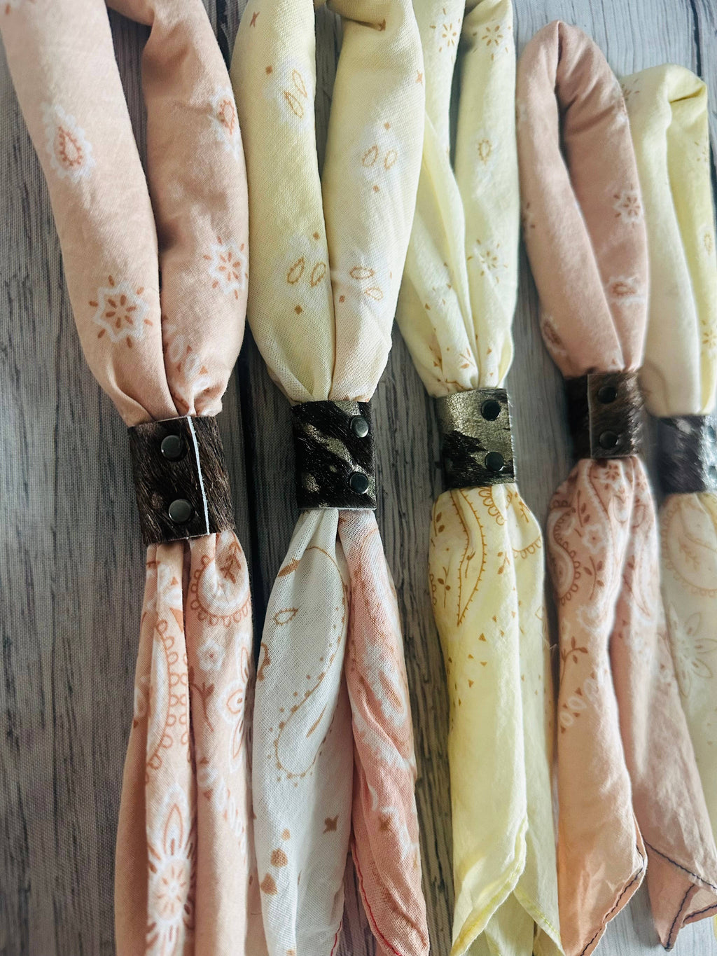 Citrus Hand Dyed Bandanas