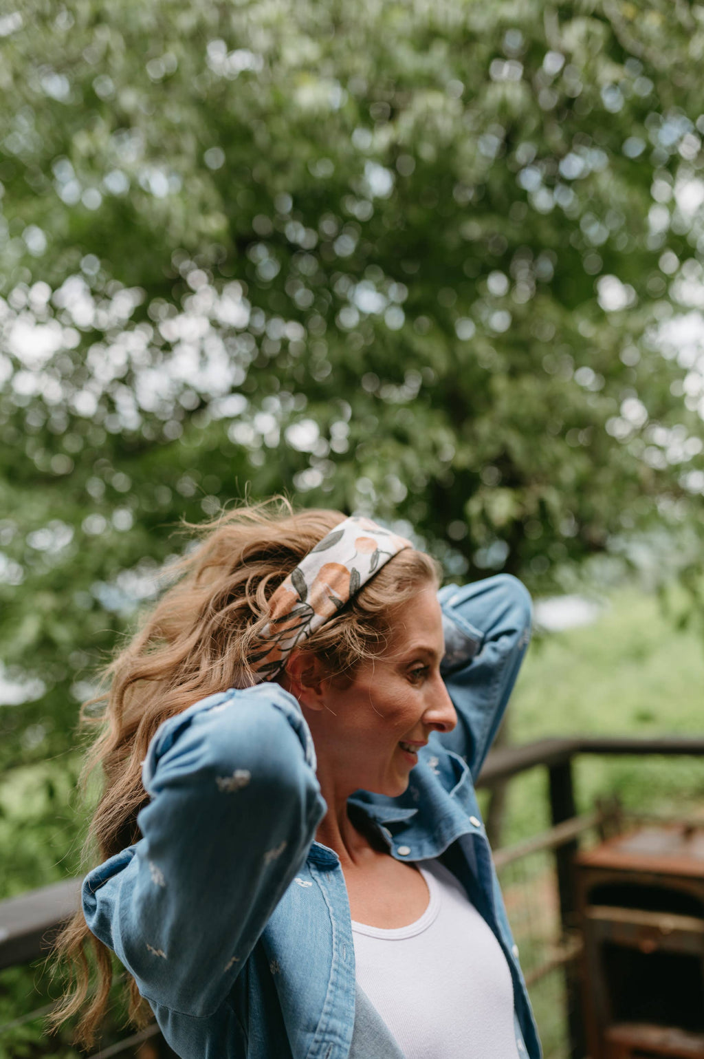 Flutterby Bandana | Bloom Field - Blue Floral