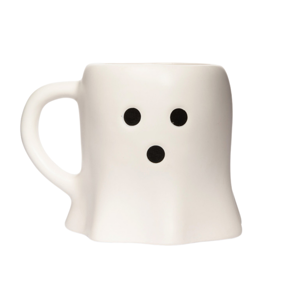 Cream Ghost Coffee Mug - Halloween & Fall Decor