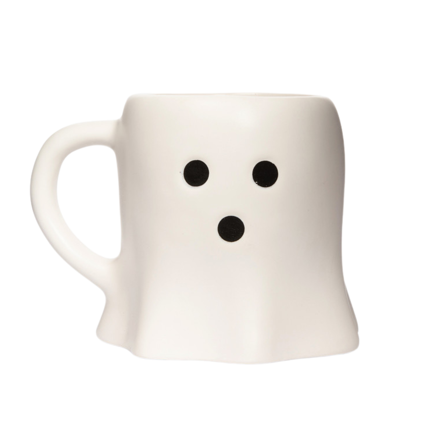 Cream Ghost Coffee Mug - Halloween & Fall Decor