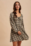 TARTAN MINI DRESS