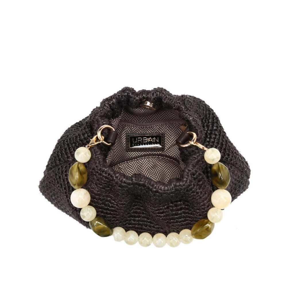 Emery Beaded Handle Crossbody Bag