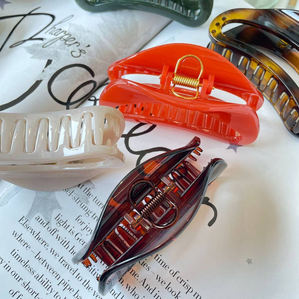 Thick Hair Claw - Elegant INS Style Shark Clip_CWAHA2163