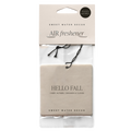 Hello Fall Hanging Air Freshener - Home Decor & Gifts