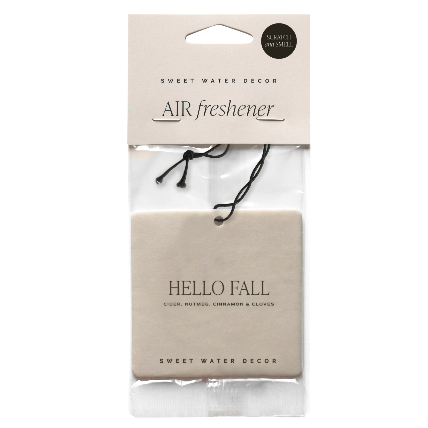 Hello Fall Hanging Air Freshener - Home Decor & Gifts
