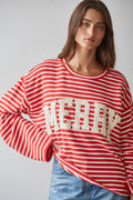 Merry Striped Pullover
