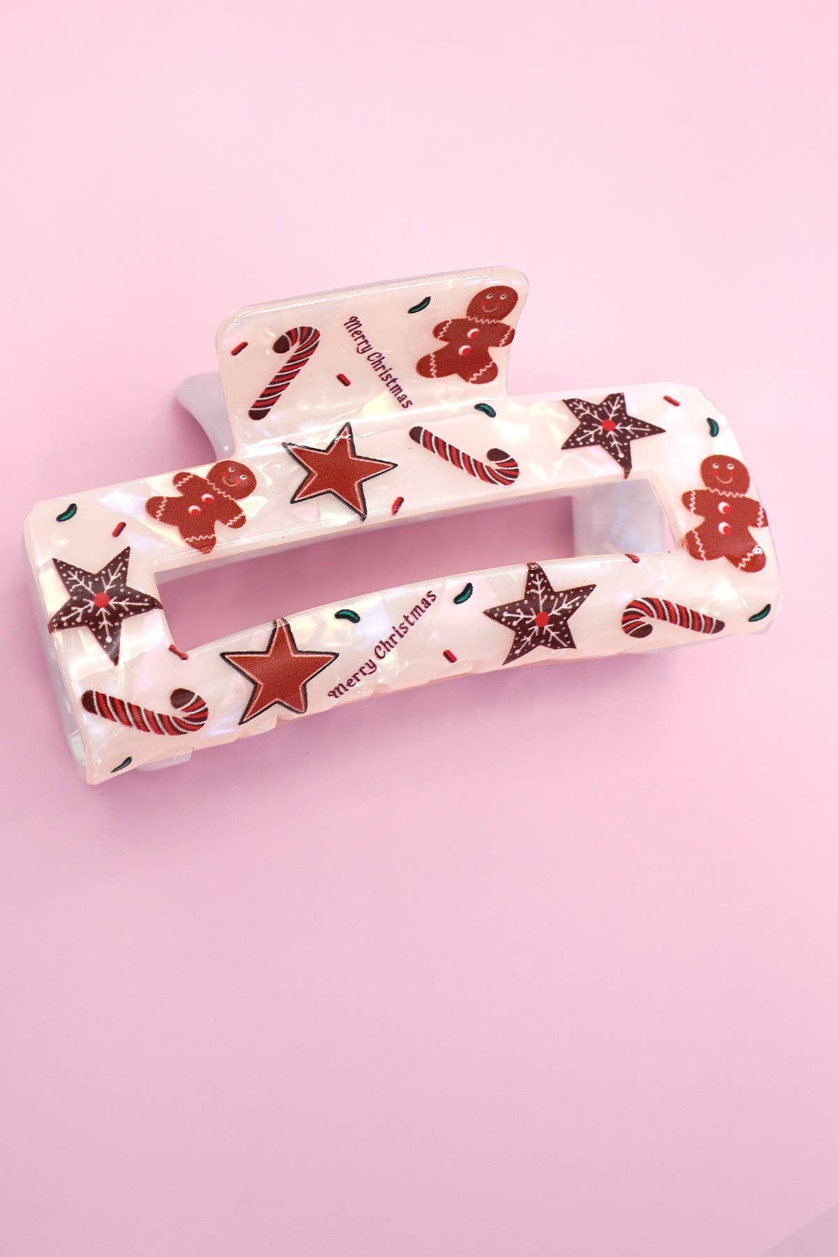 Holly Holiday Claw Clip