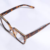 Wide Frame Glitter Side Fashion Reading Glasses