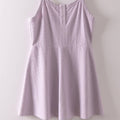 Textured Knit Activewear Dress W/ Inside Shorts