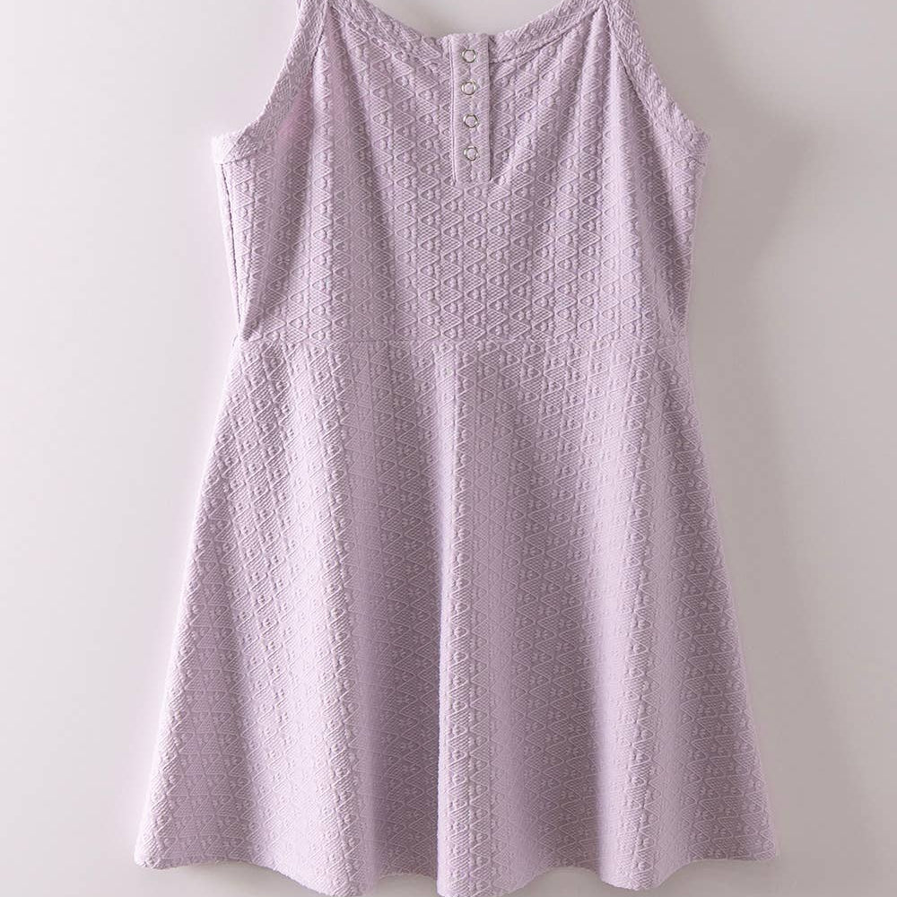 Textured Knit Activewear Dress W/ Inside Shorts