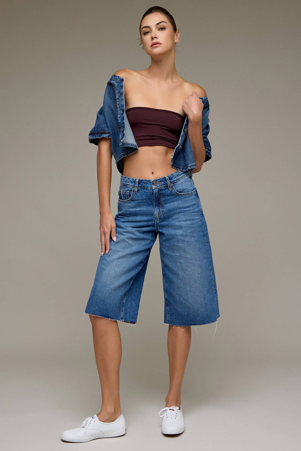 CROPPED BASEBALL SHIRT