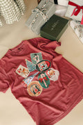 Vintage Christmas Stickers Tee