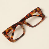 Women's Tortoise Rectangle Reading Glasses