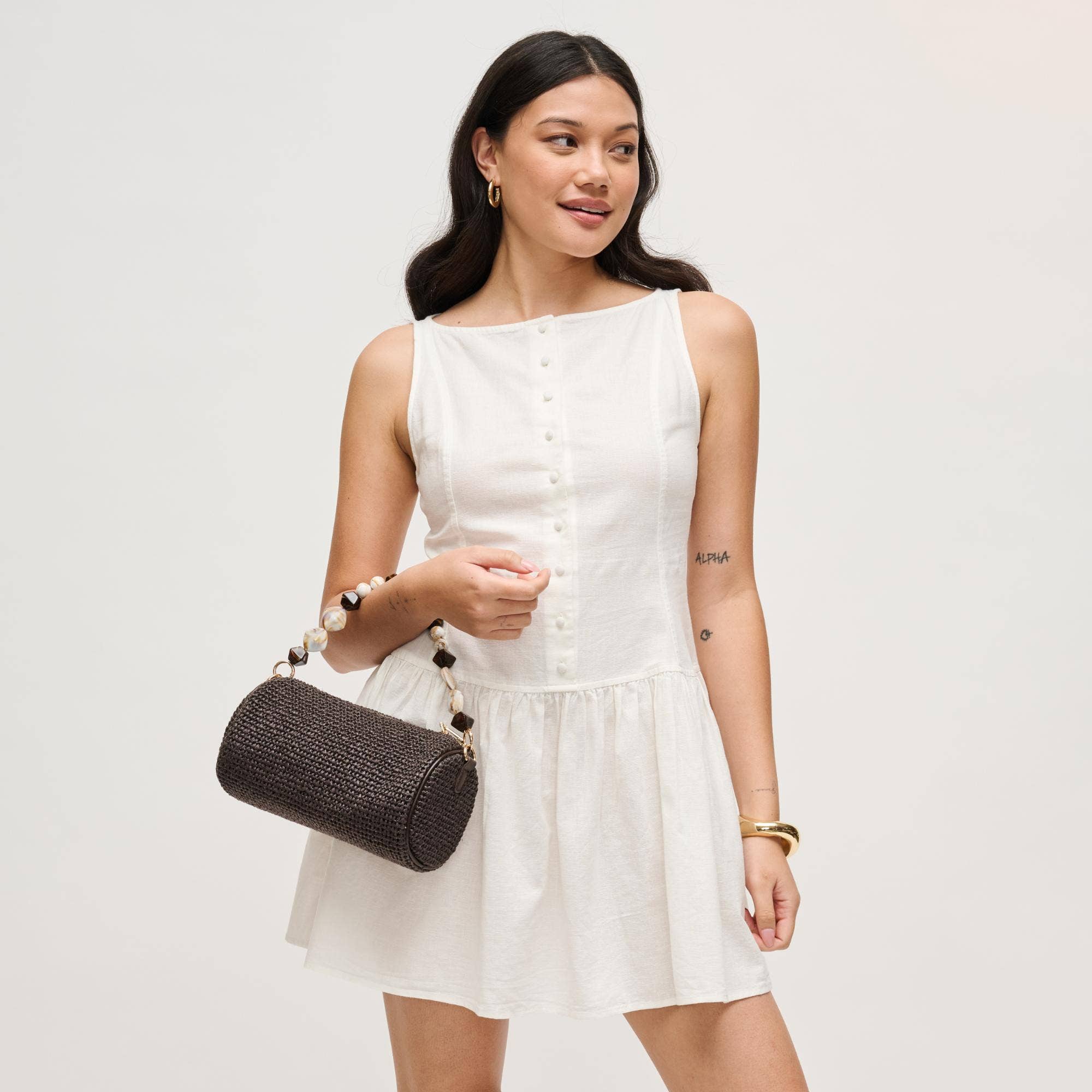 Rachel - Straw Clutch