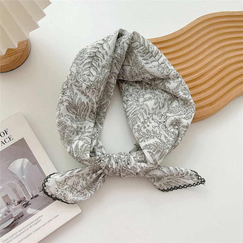Cotton Linen Square Scarf for Women’s Neck Wrap_CWMS0672