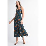 Floral Jacquared Maxi Dress