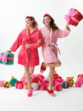 FELICITY CANDY CANE ROBE