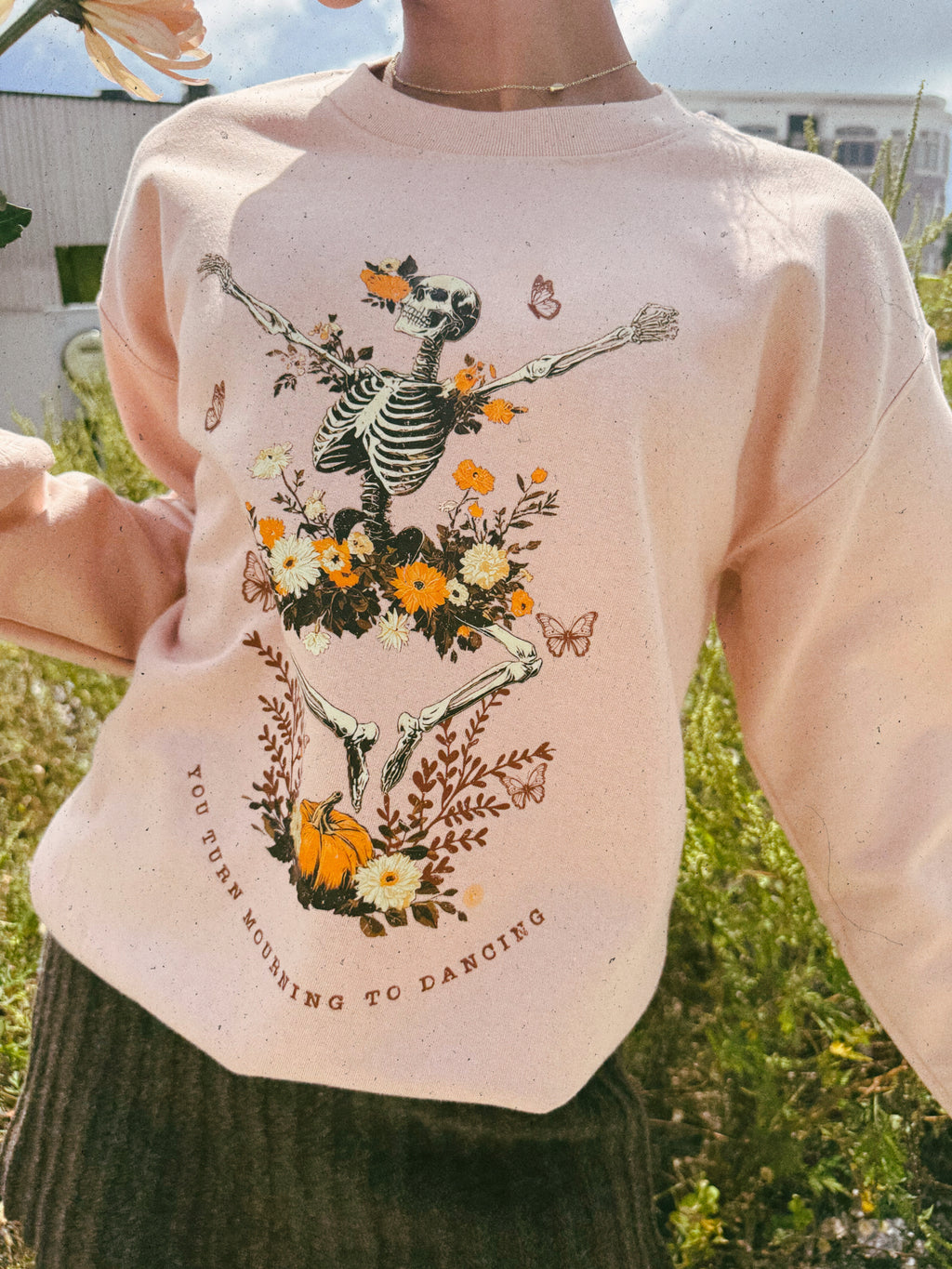 You Turn Mourning to Dancing Crewneck