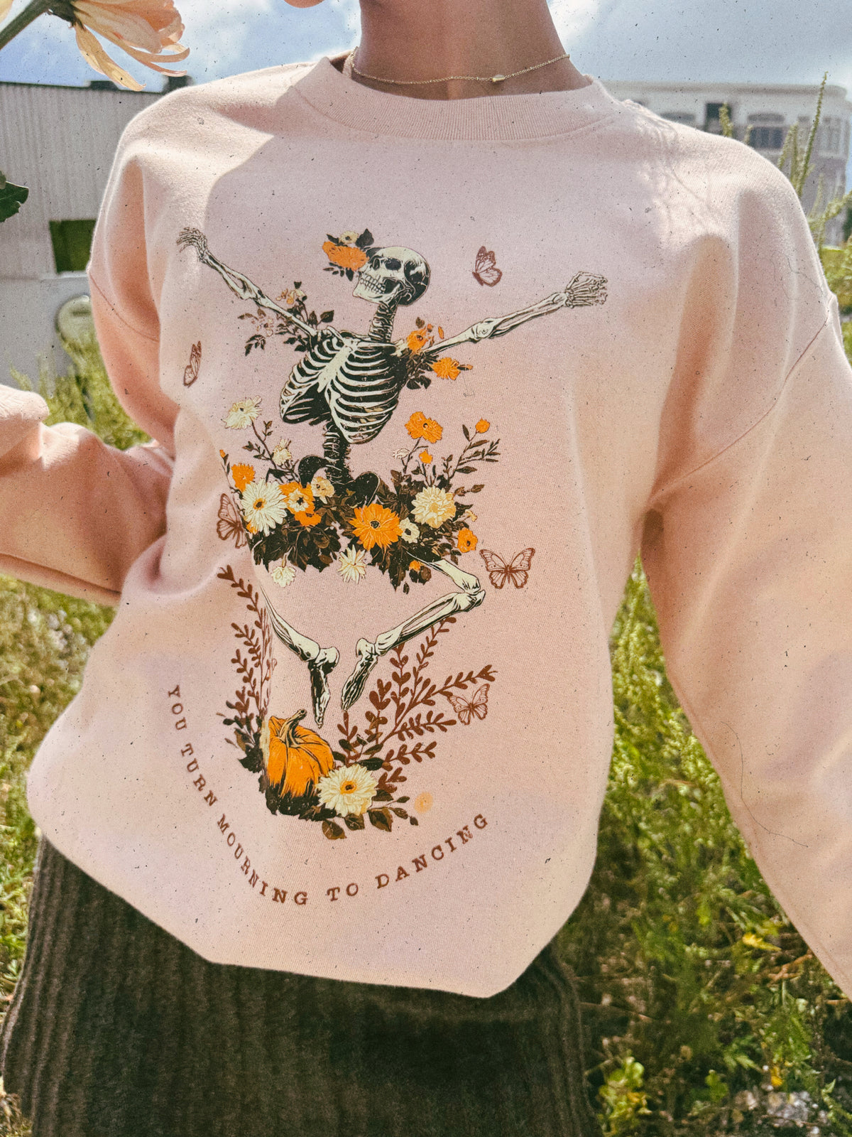 You Turn Mourning to Dancing Crewneck