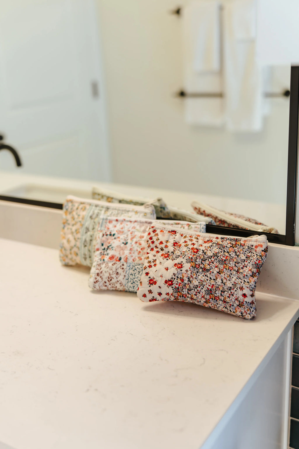 Quilted Makeup Bag