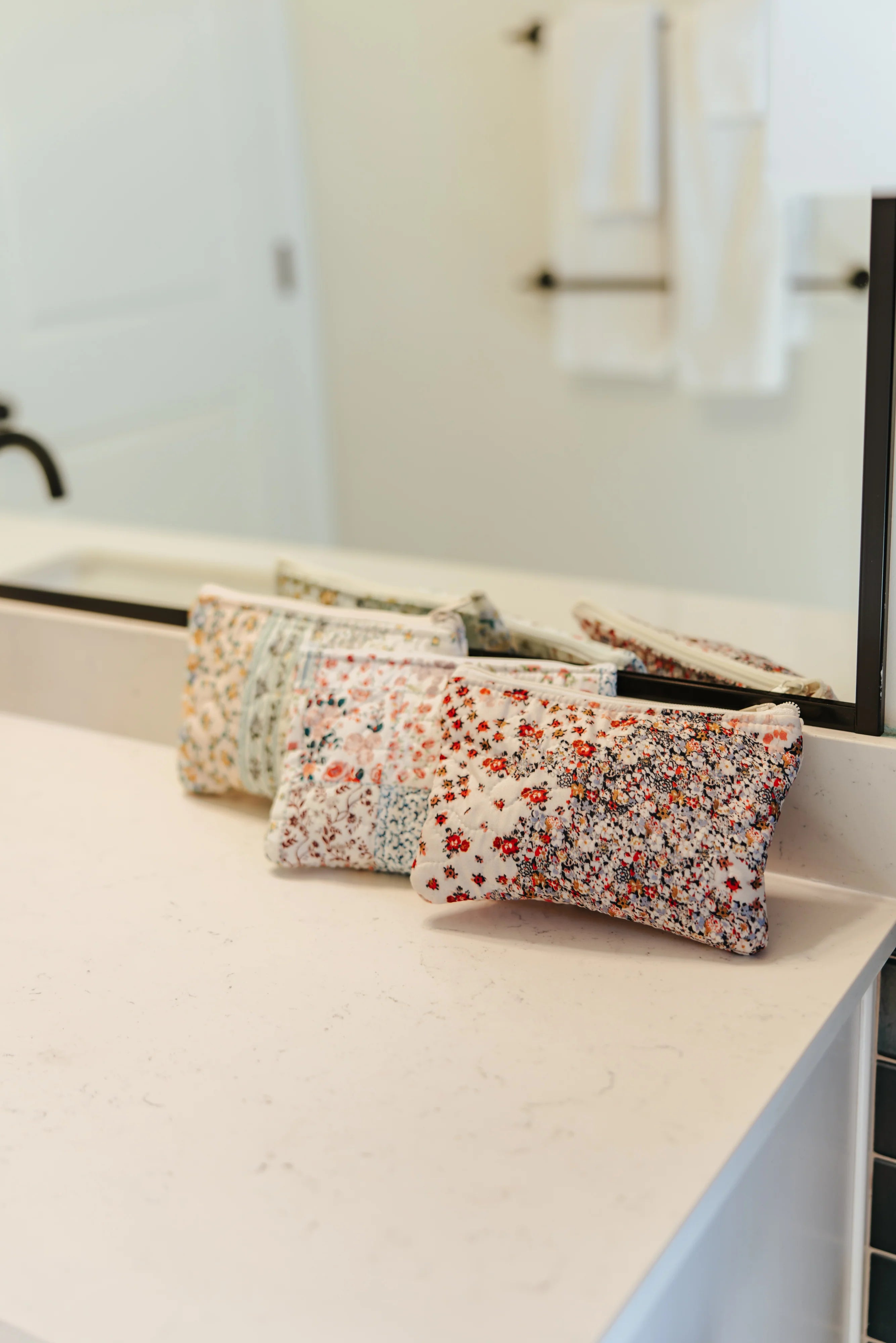 Quilted Makeup Bag