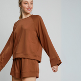 Terracotta Raglan Sleeve Top