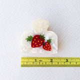 Strawberry Farm Handmade Hair Claw Clip