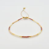 Dainty 3 Tone Bracelet - 24k Gold Plated