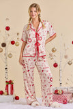 Christmas Print Pajama Set