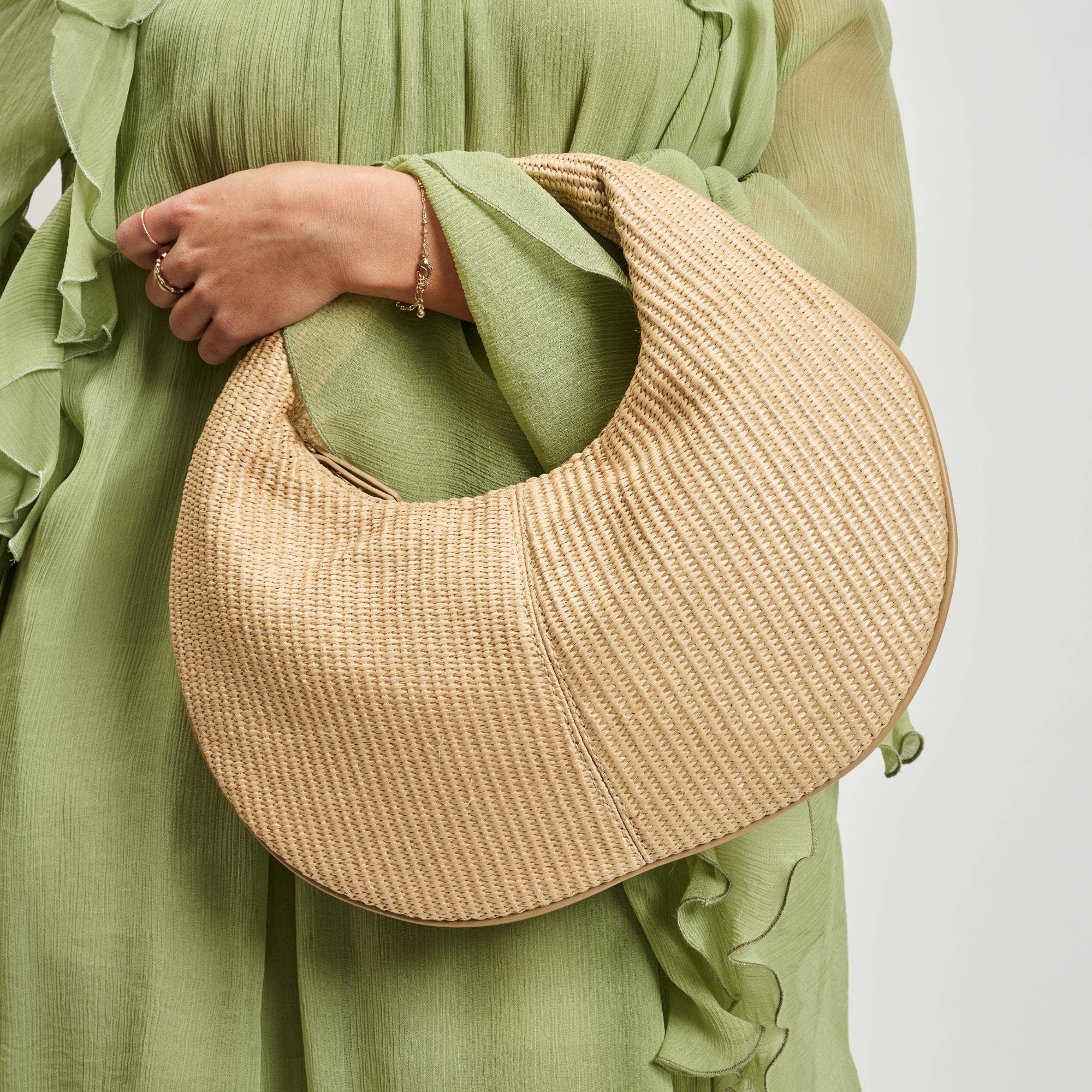 Farrah Straw Hobo