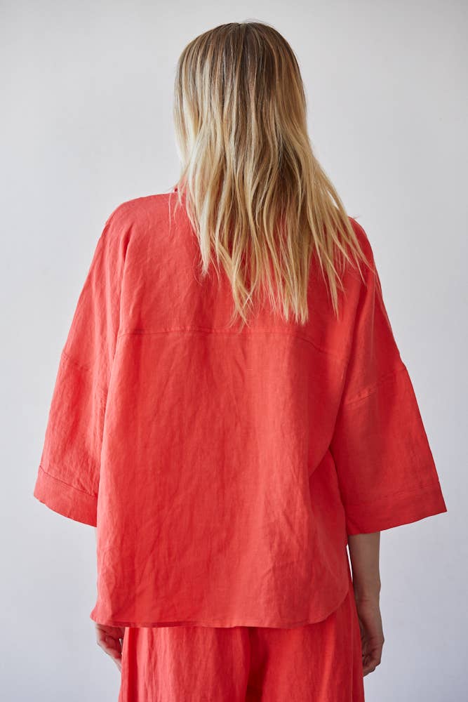 Linen Button Down Shirt